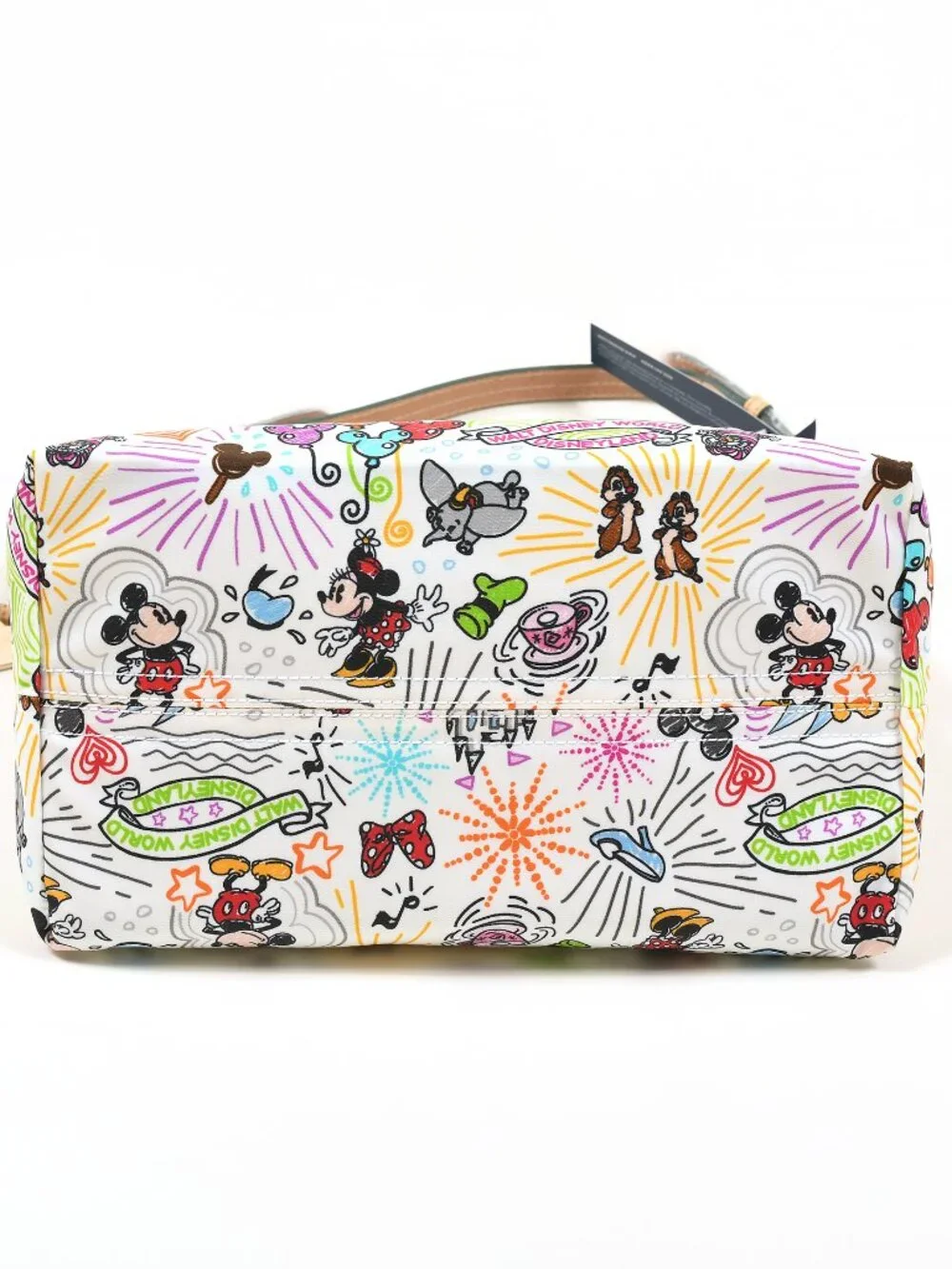 Disney Dooney & Bourke Sketch Hobo Bag Walt Disney World Mickey Minnie NWT